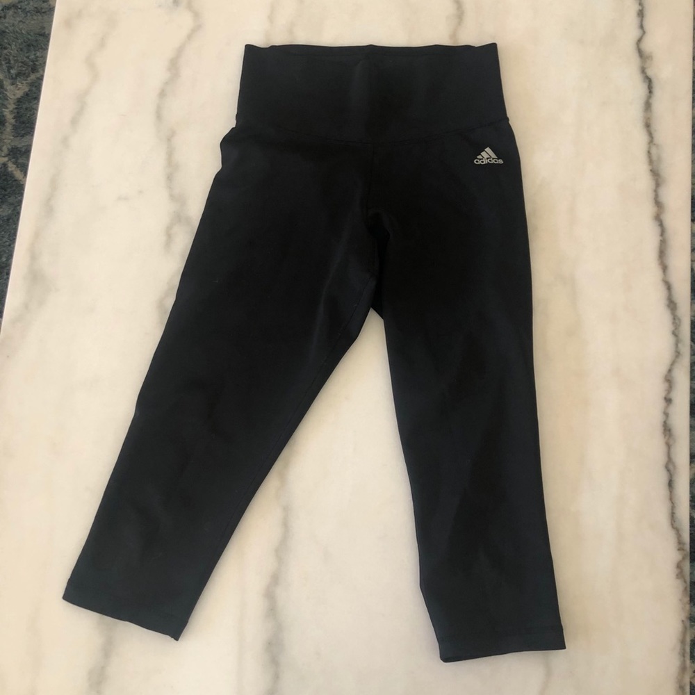 Adidas high waisted cropped leggings